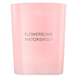 Viktor & Rolf Pink Flowerbomb Candle Small Deluxe New Authentic 70 g